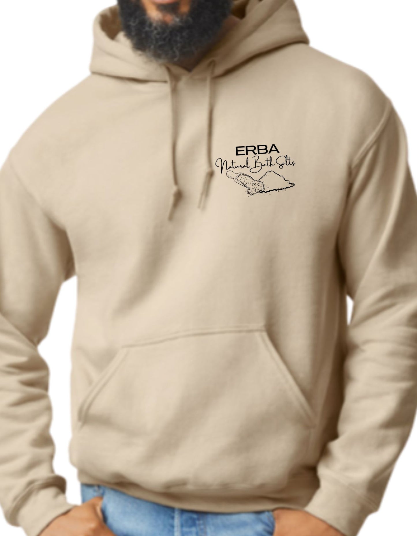 ERBA Natural Bath Salt Logo Hoodie.