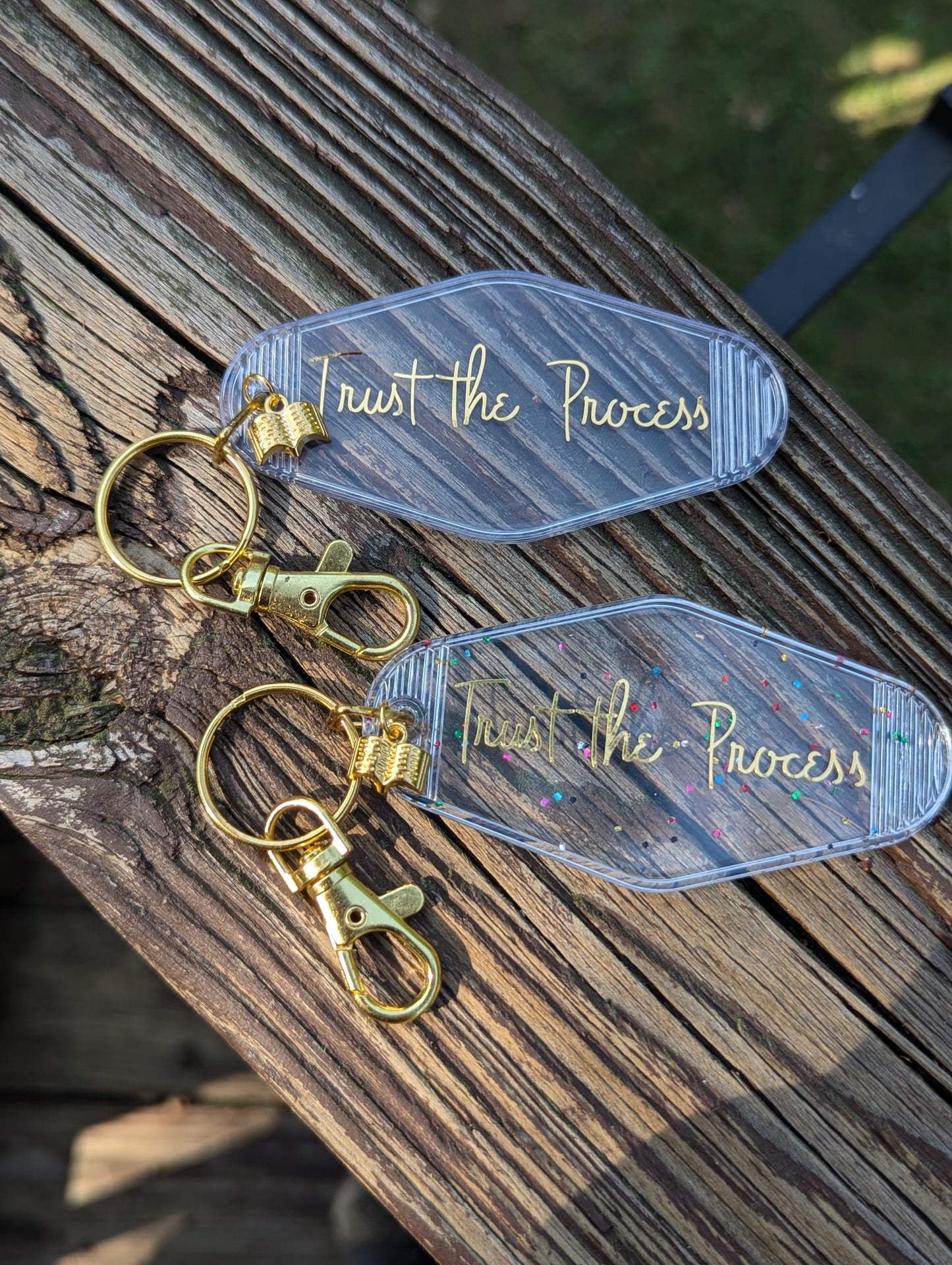 Trust the Process Keychain