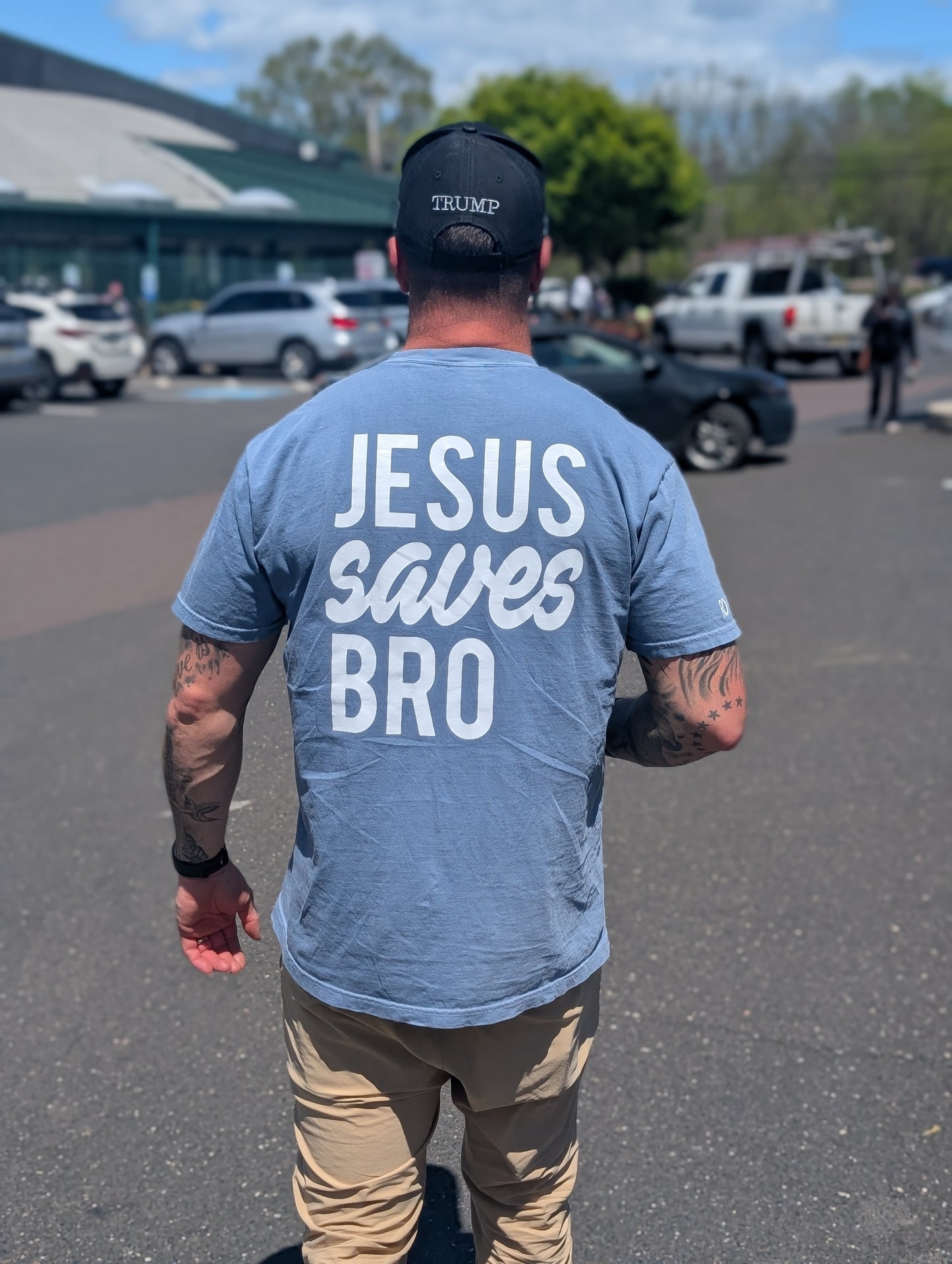 Jesus Saves Bro Tee