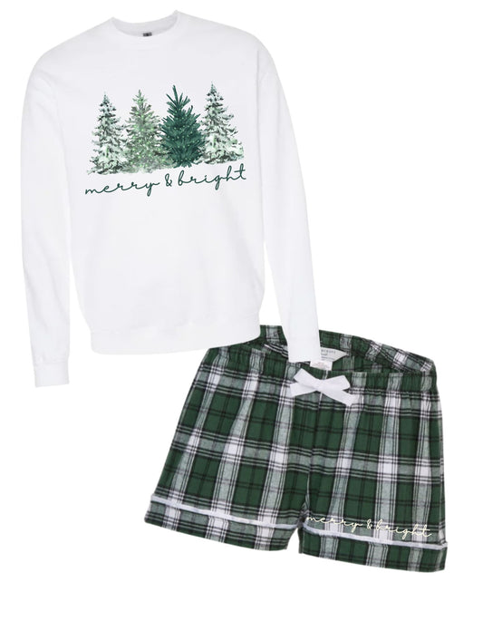 Merry & Bright Shorts Set