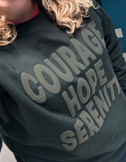 Courage Hope Serenity Crewneck