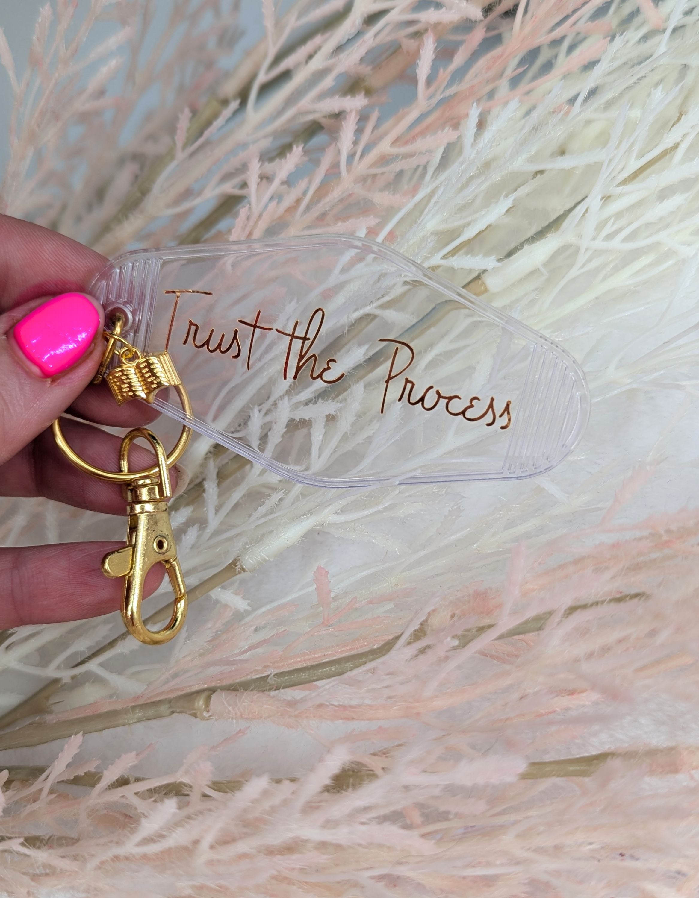 Trust the Process Keychain