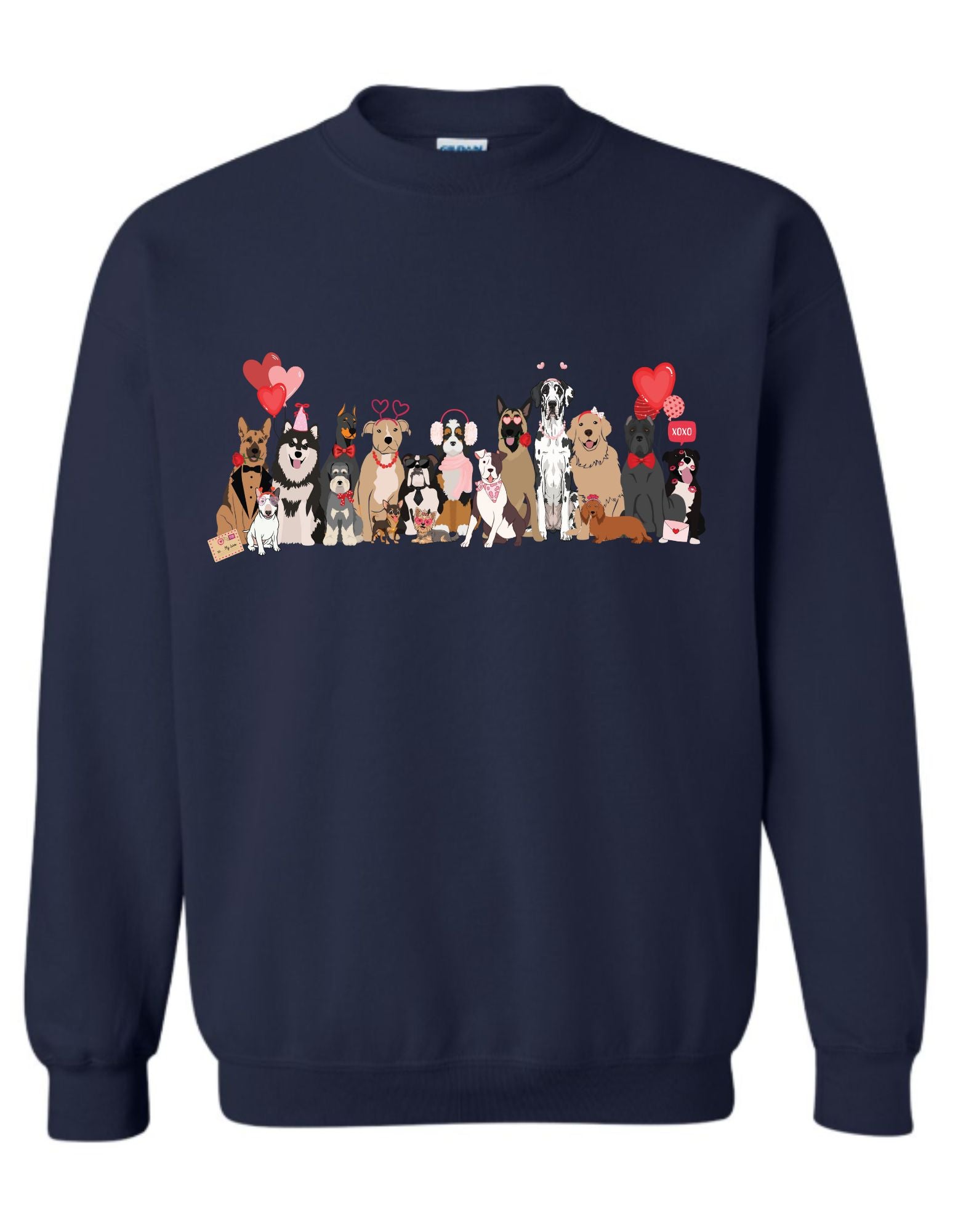Puppy Love Valentine Crew Neck