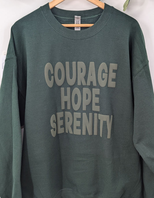 Courage Hope Serenity Crewneck