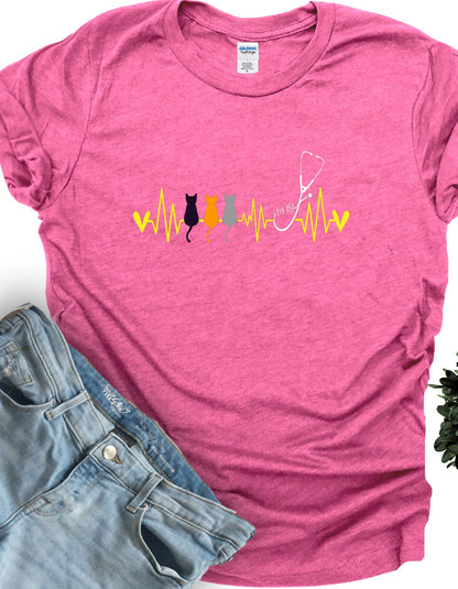 Purrfect Caregiver T-shirt