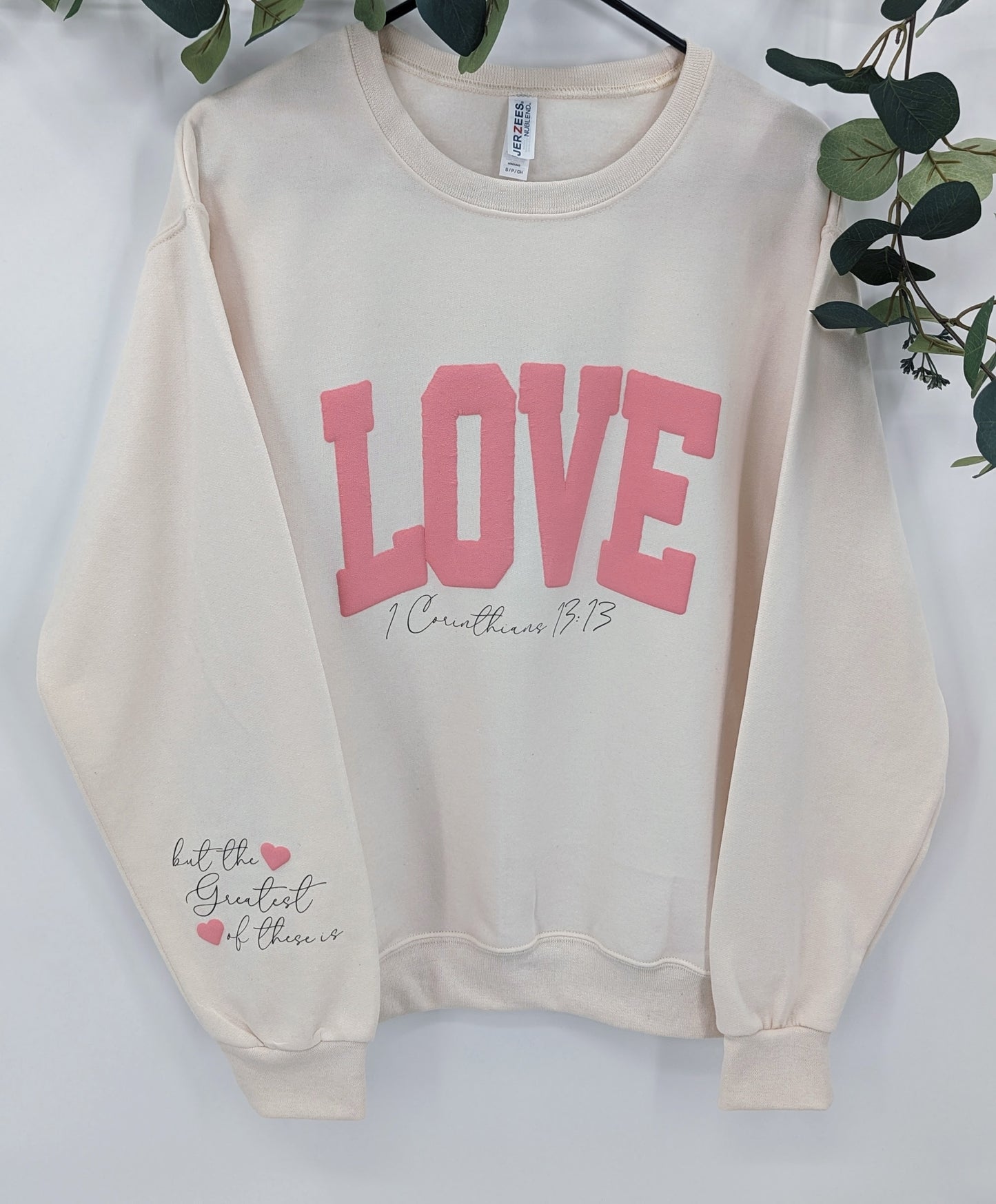 1 Corinthians 13:13 Love Crew Neck