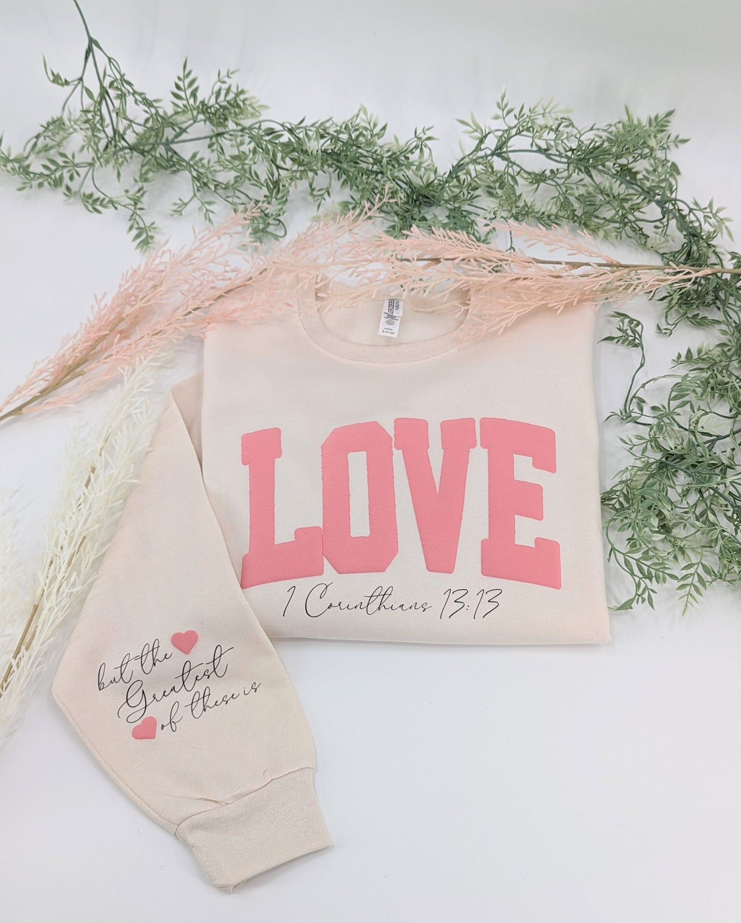 1 Corinthians 13:13 Love Crew Neck