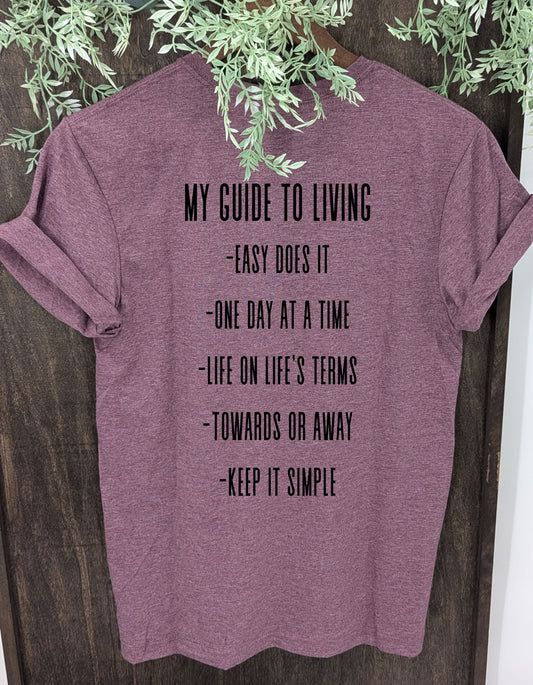 My Guide to Living T-shirt