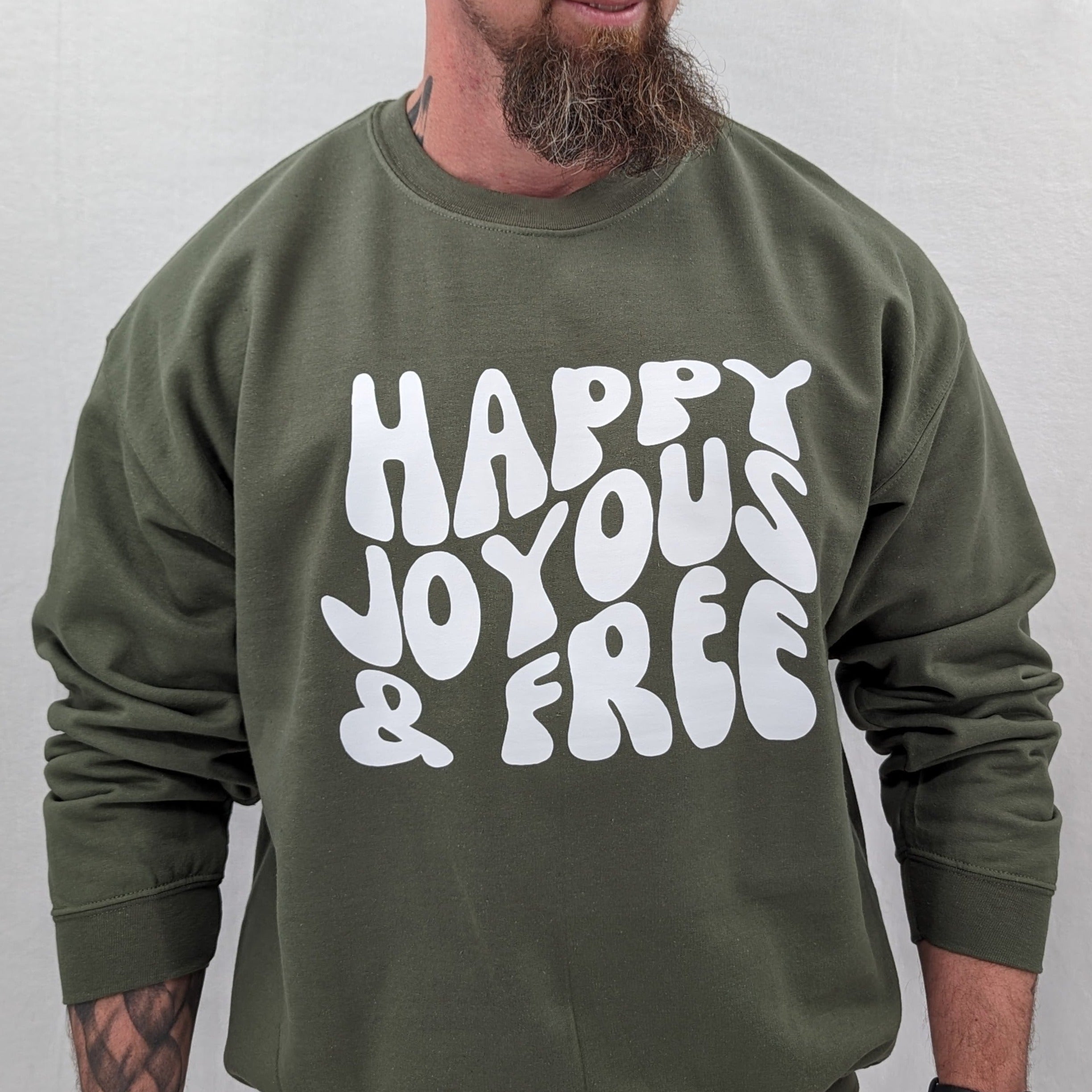 Happy Joyous & Free Crew Neck