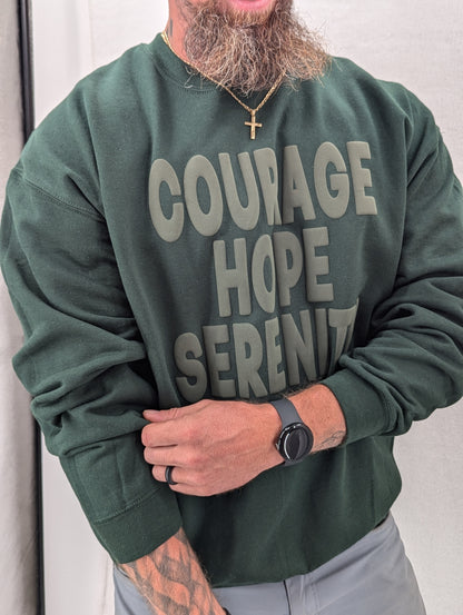 Courage Hope Serenity Crewneck