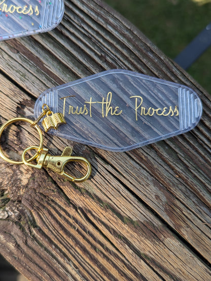 Trust the Process Keychain