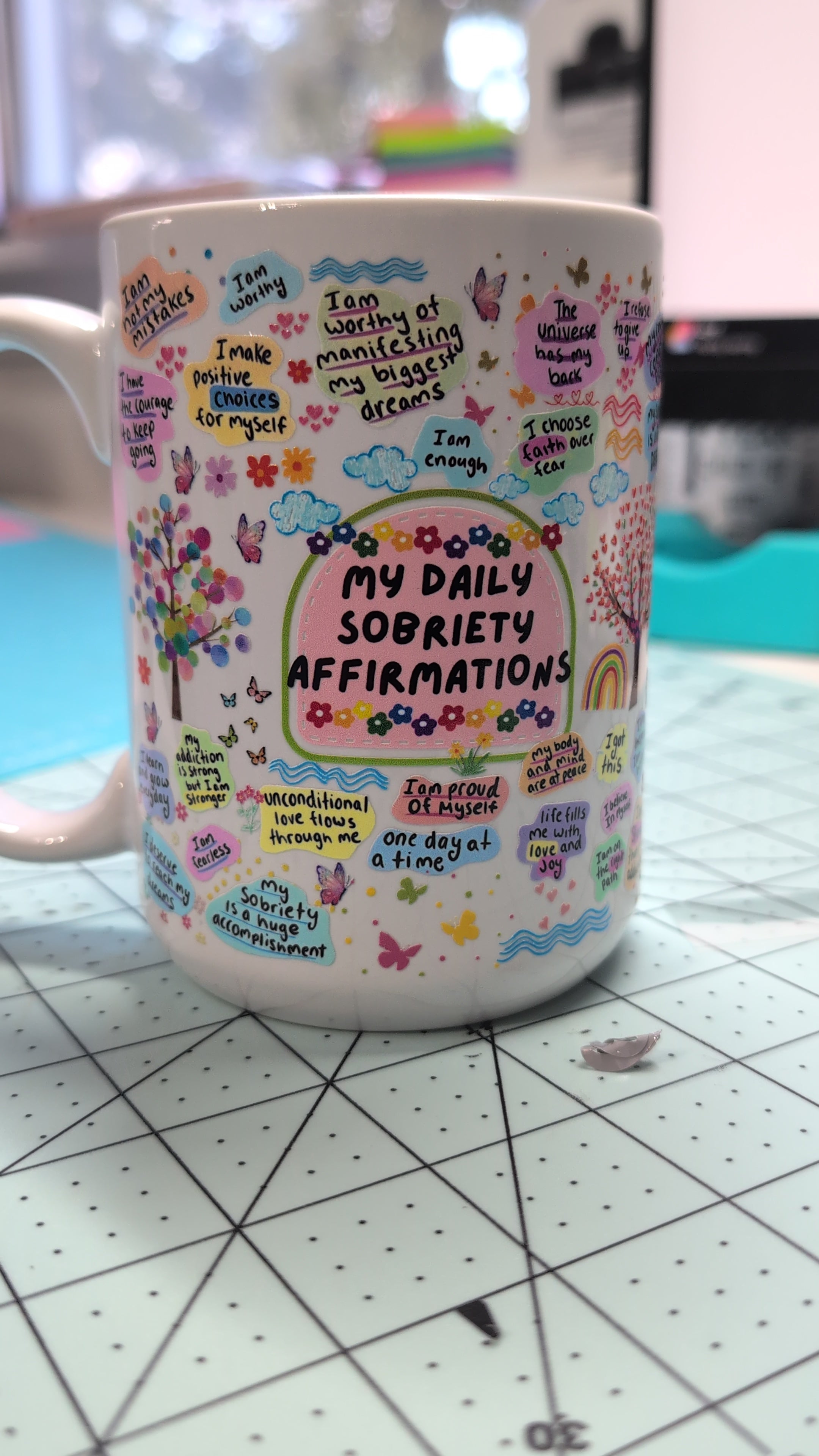 Daily Sobriety Affirmations Mug