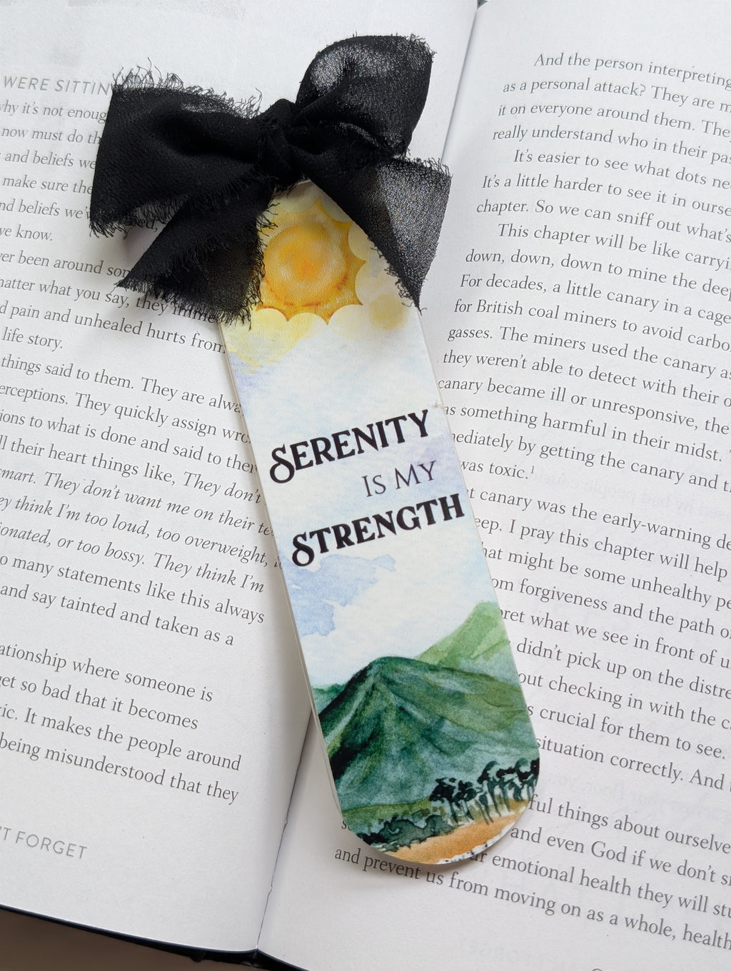 Strength in Serenity Bookmark