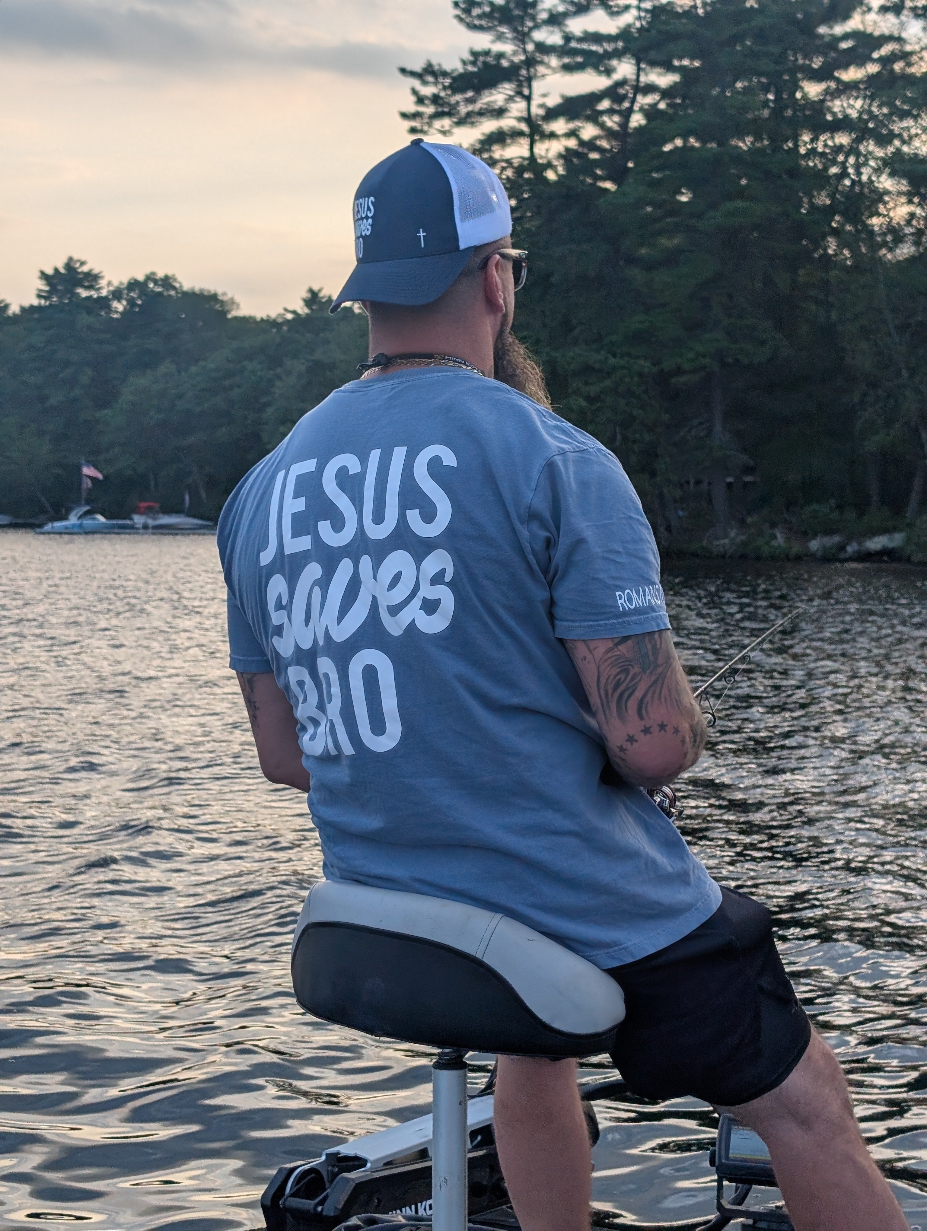 Jesus Saves Bro Trucker Hat