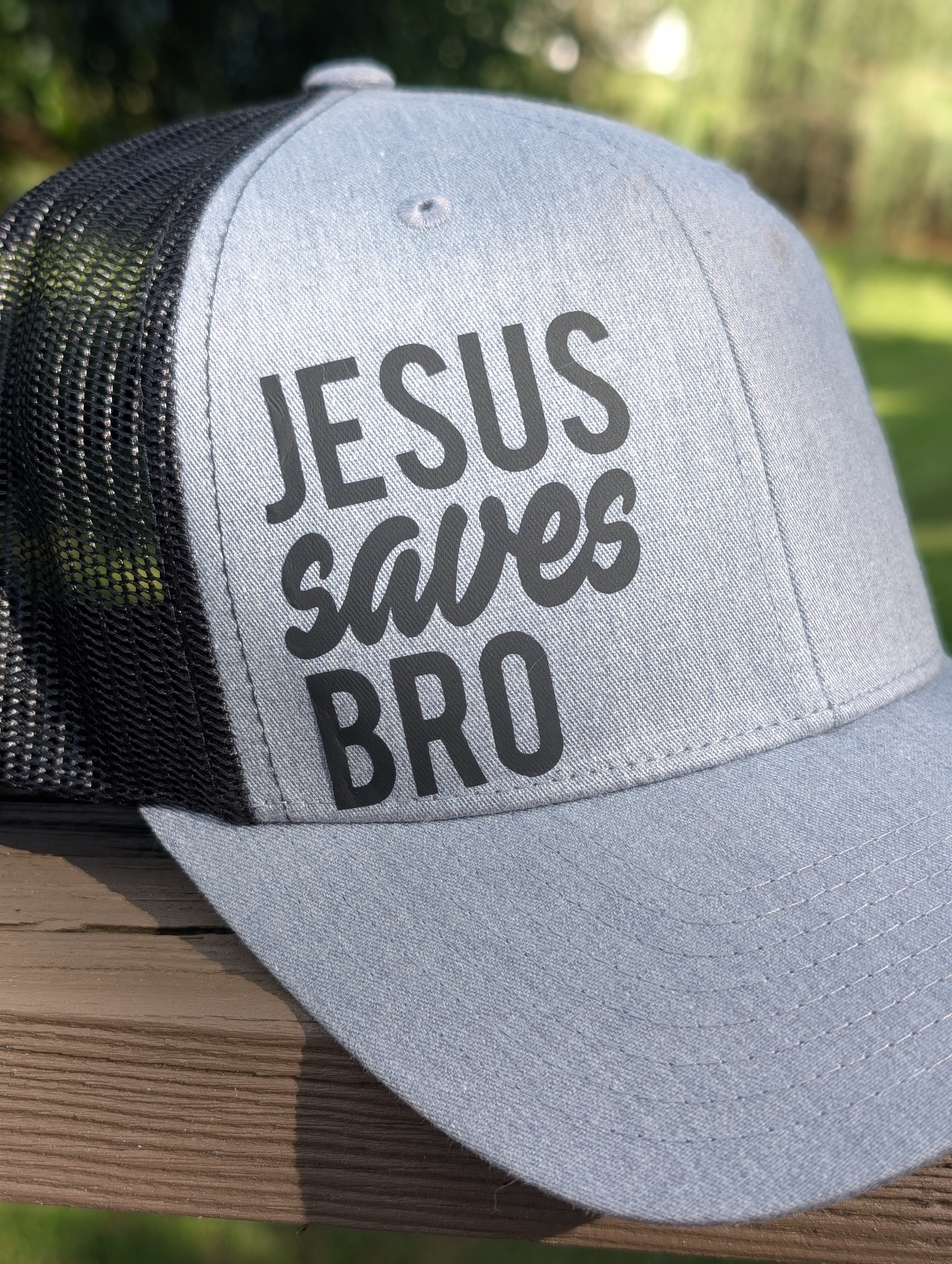 Jesus Saves Bro Trucker Hat