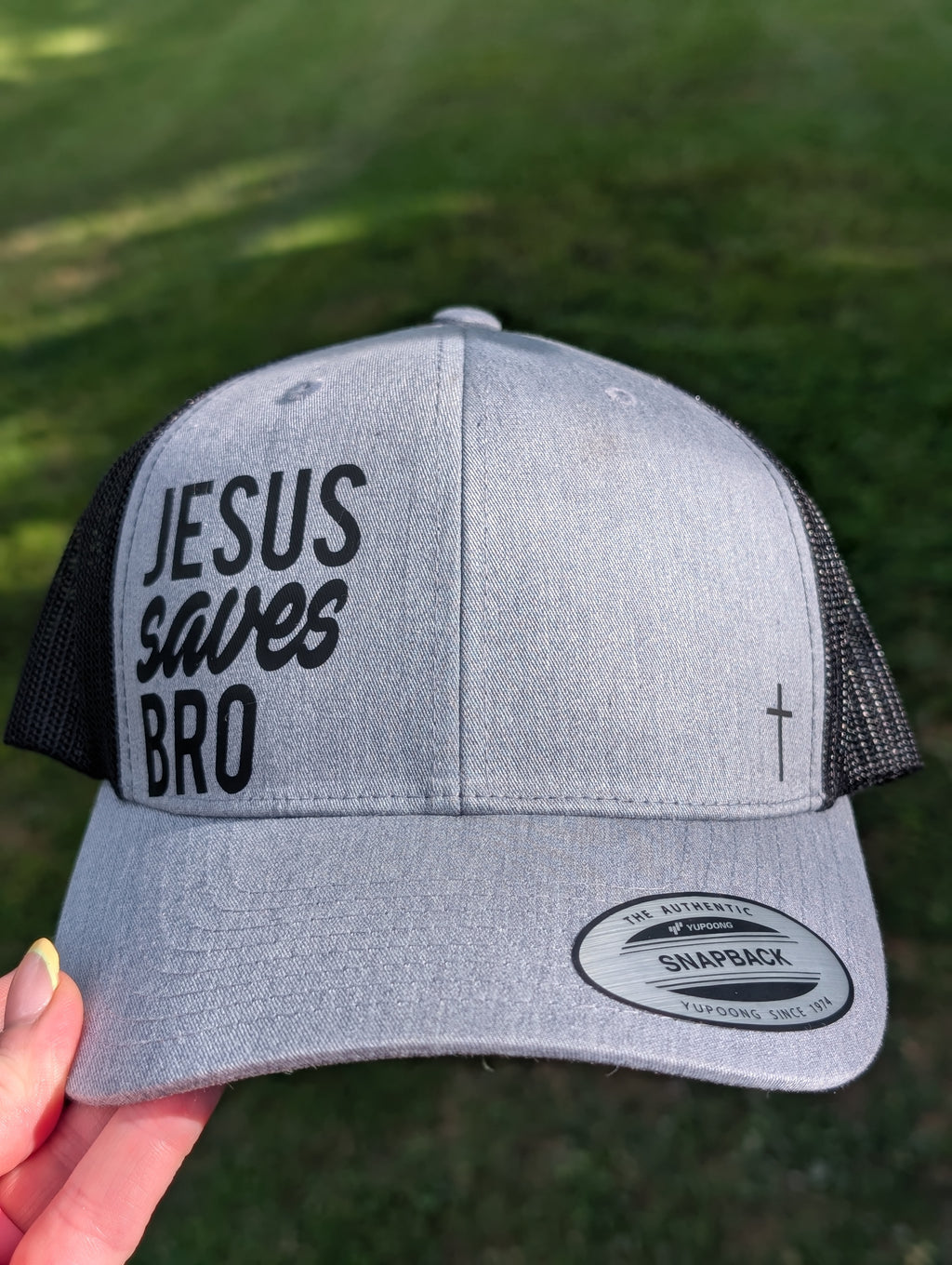 Jesus Saves Bro Trucker Hat