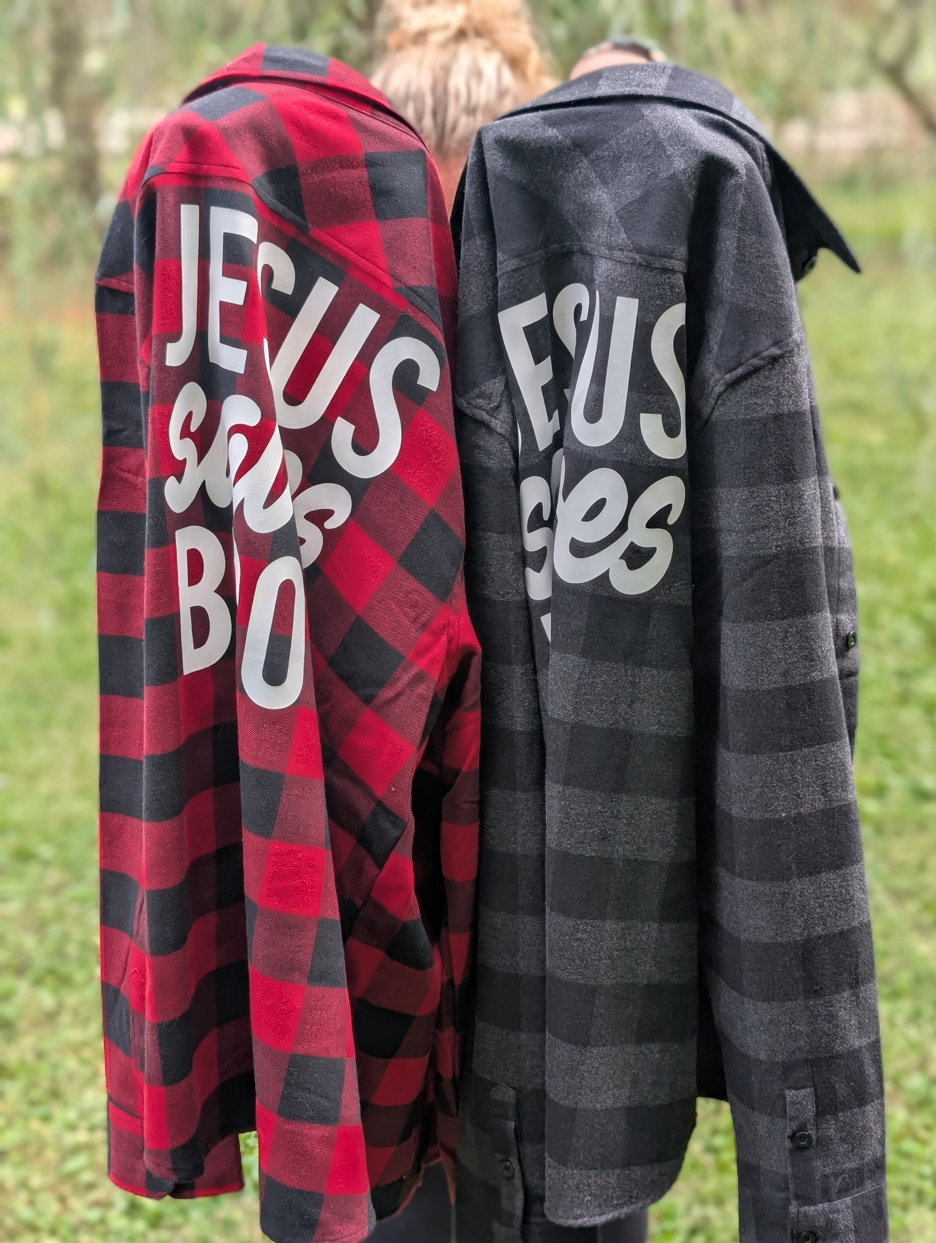 Jesus Saves Bro Flannel