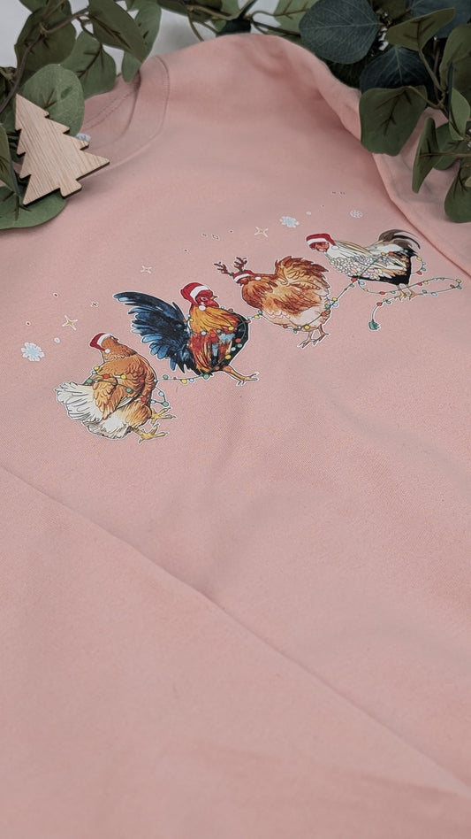Festive Chicken Crew Neck