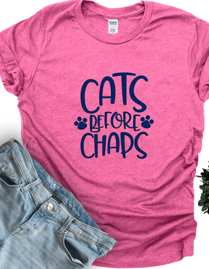 Cats Before Chaps Tee