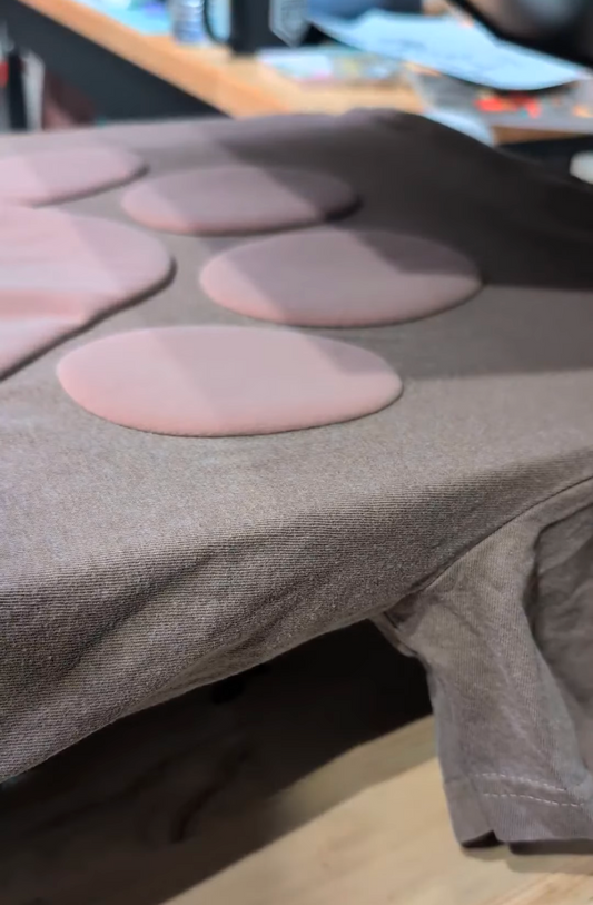 Puff Comfort Colors Paw Print Tee