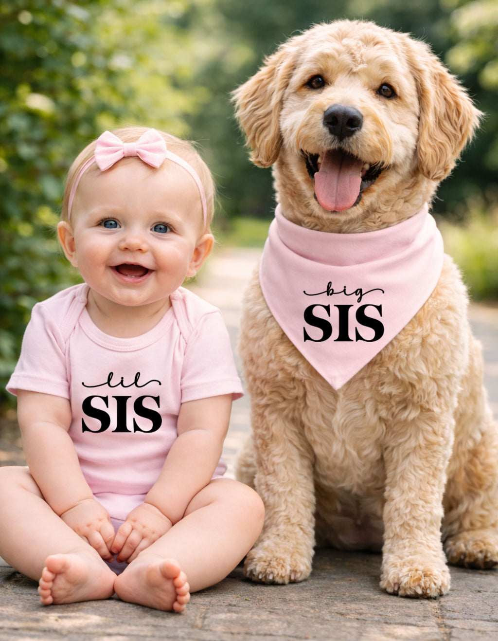 Big Sis/Lil Sis Pet Bandana
