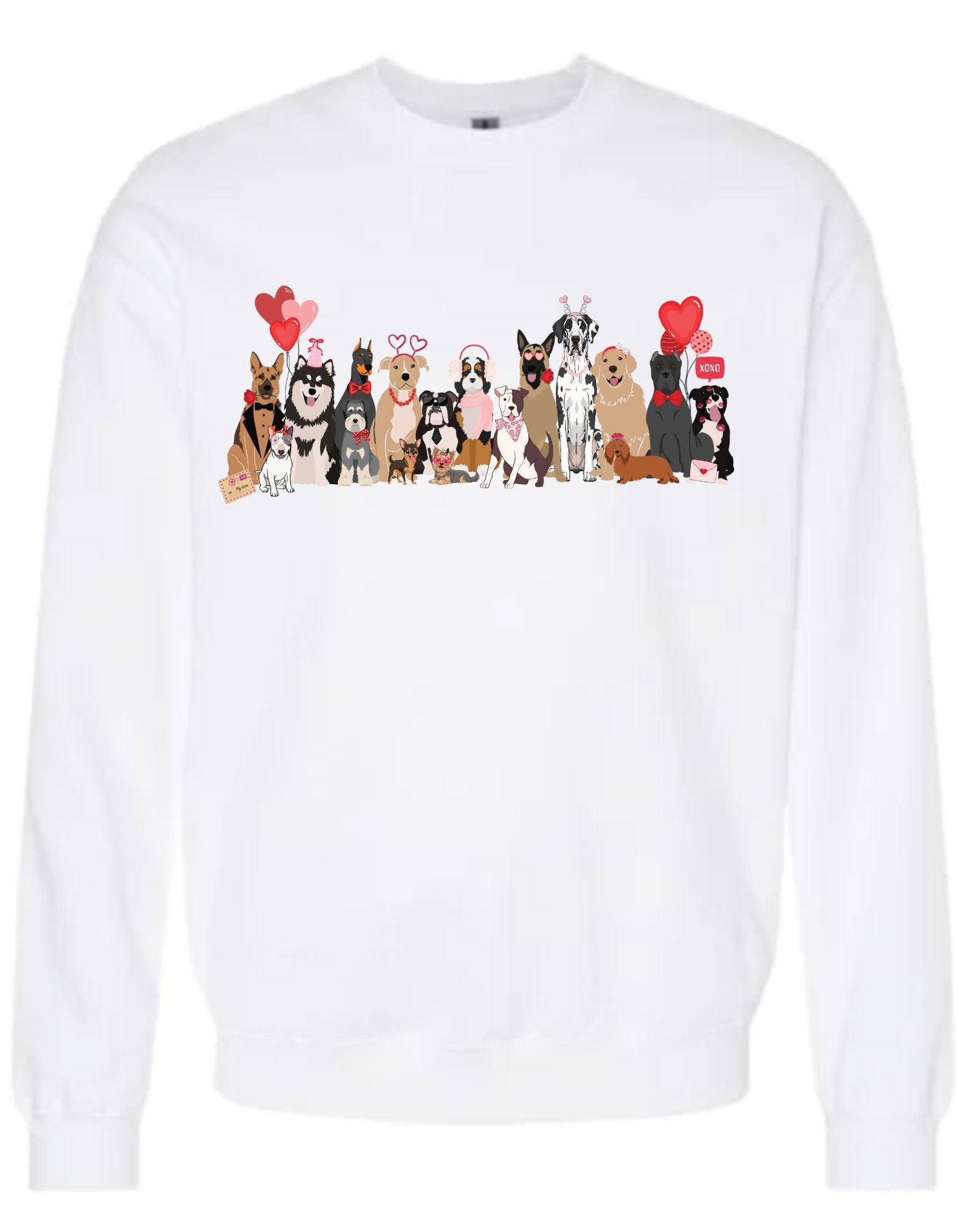 Puppy Love Valentine Crew Neck
