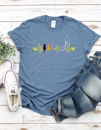 Purrfect Caregiver T-shirt