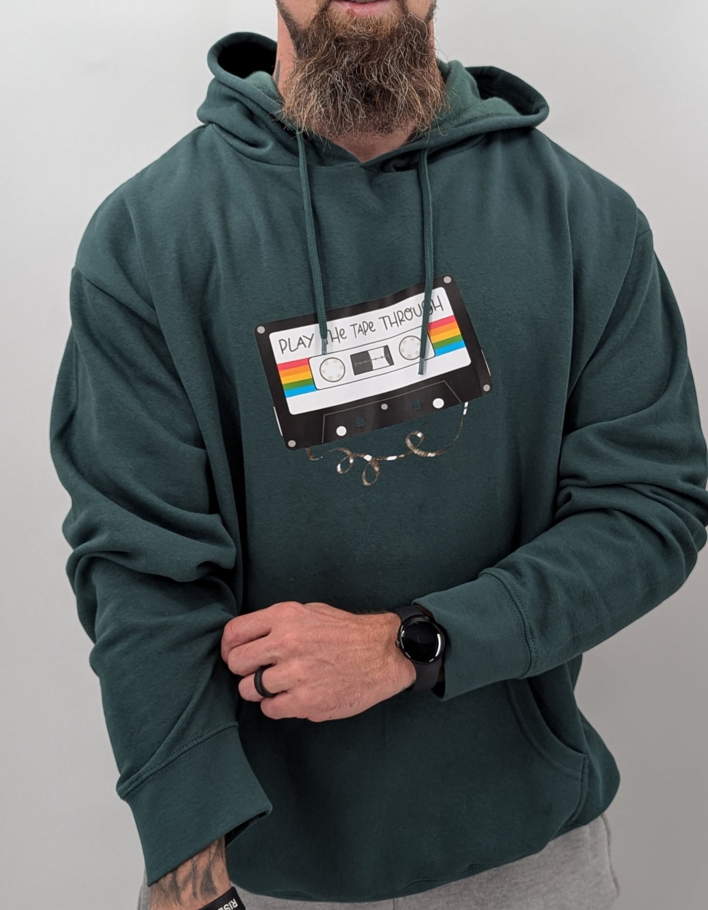 Play the Tapes Through Hoodie