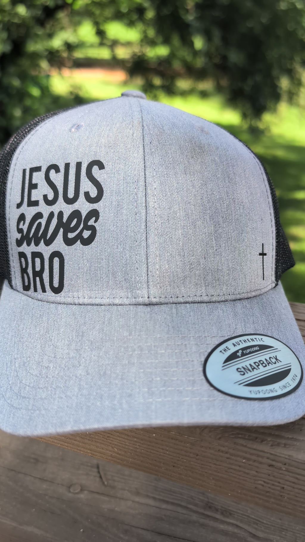 Jesus Saves Bro Trucker Hat