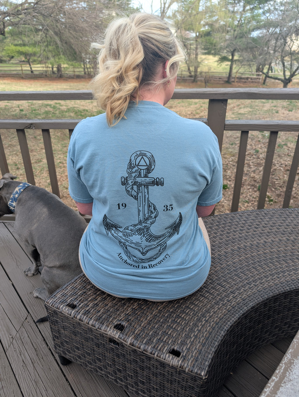 Anchored in Recovery Tee