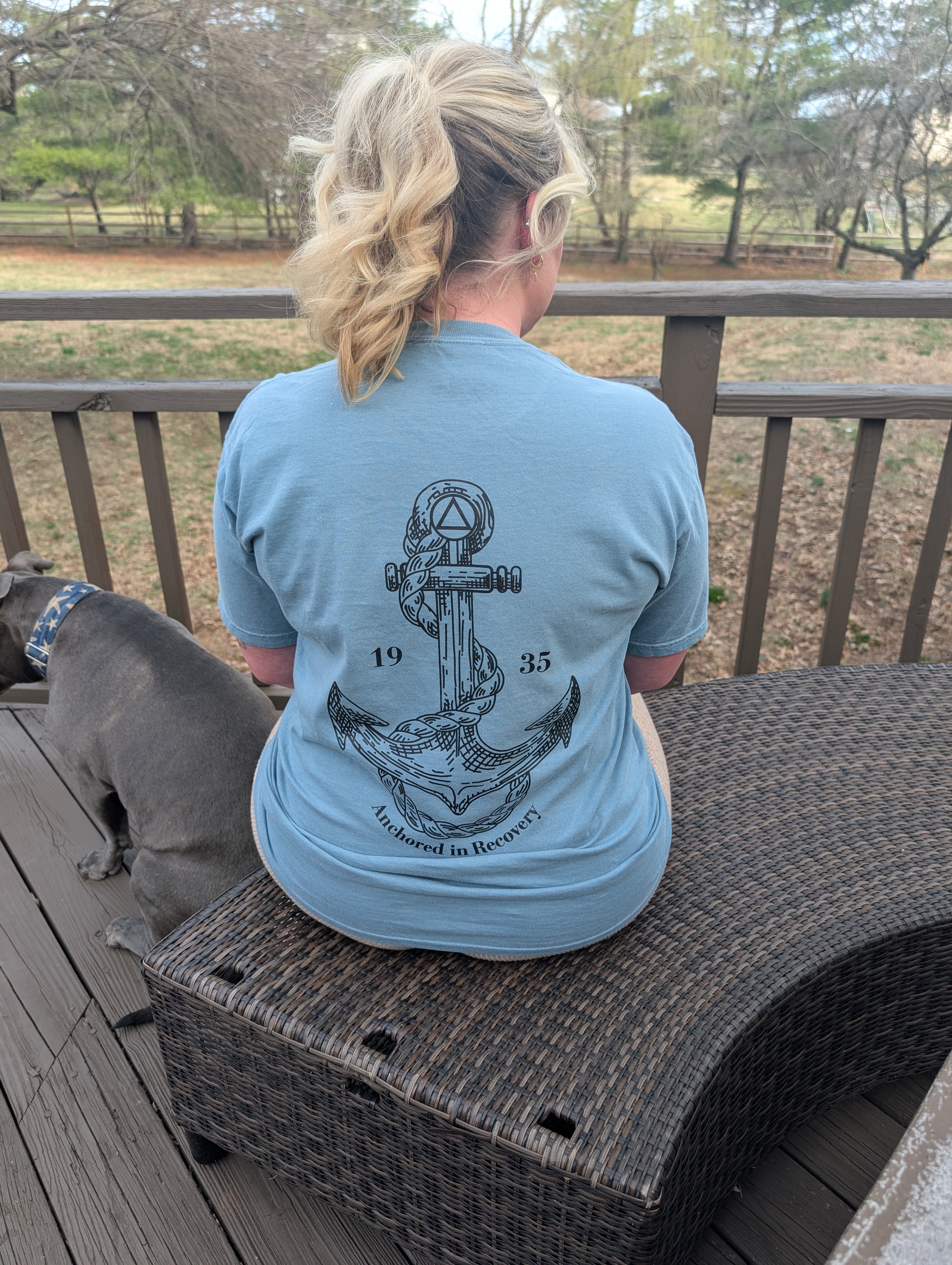 Anchored in Recovery Tee
