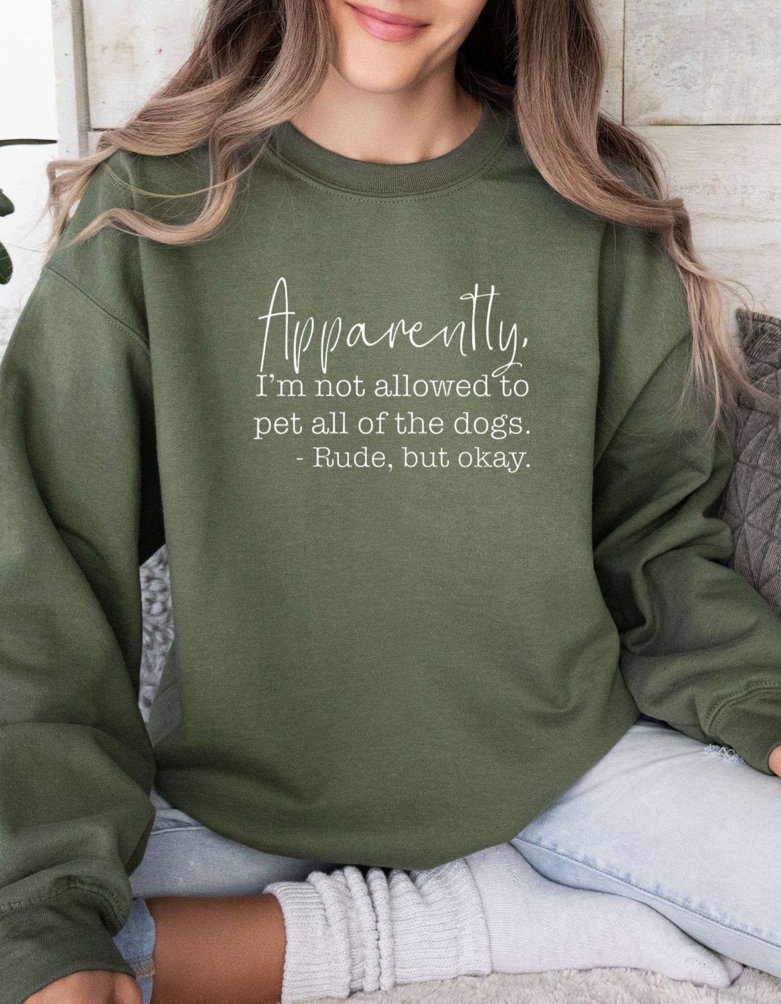 Need to Pet all the Dogs Crew Neck